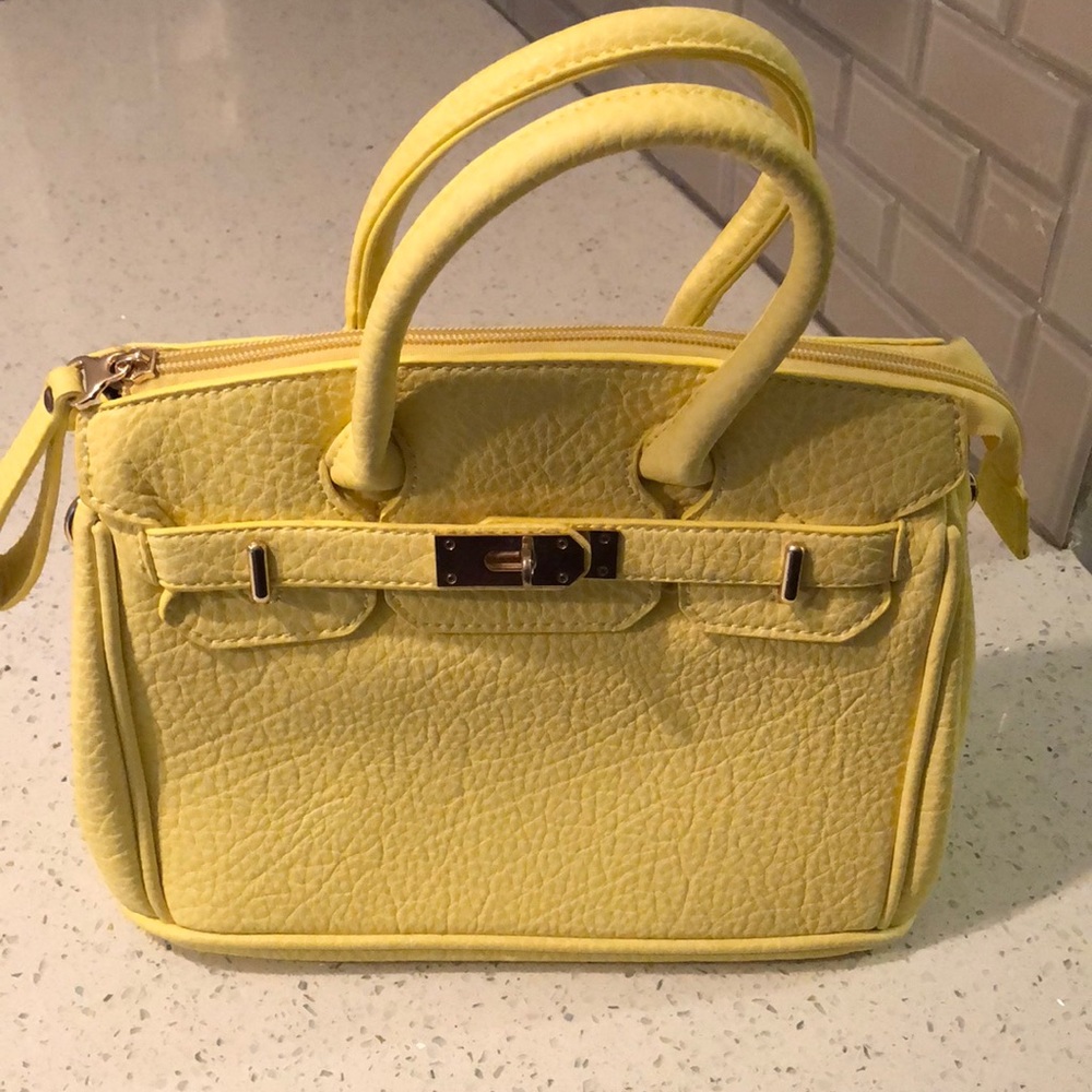 Kelly  & Katie yellow purse
